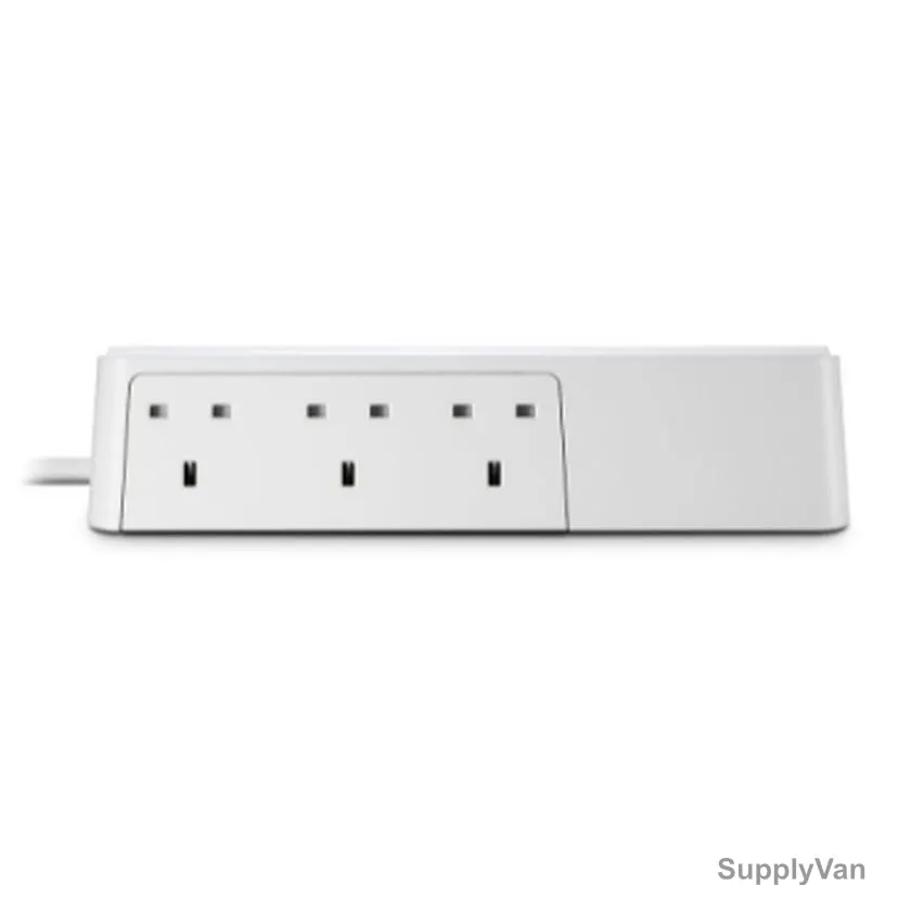 Schneider Electric APC Essential Surge Protector, PM6-UK, 6 Gang, 13A, 230V, White