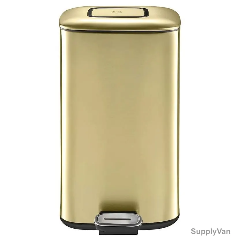Eko Pedal Trash Bin, SS54D-12, Regent, Stainless Steel, 12 Ltrs, Champagne Gold