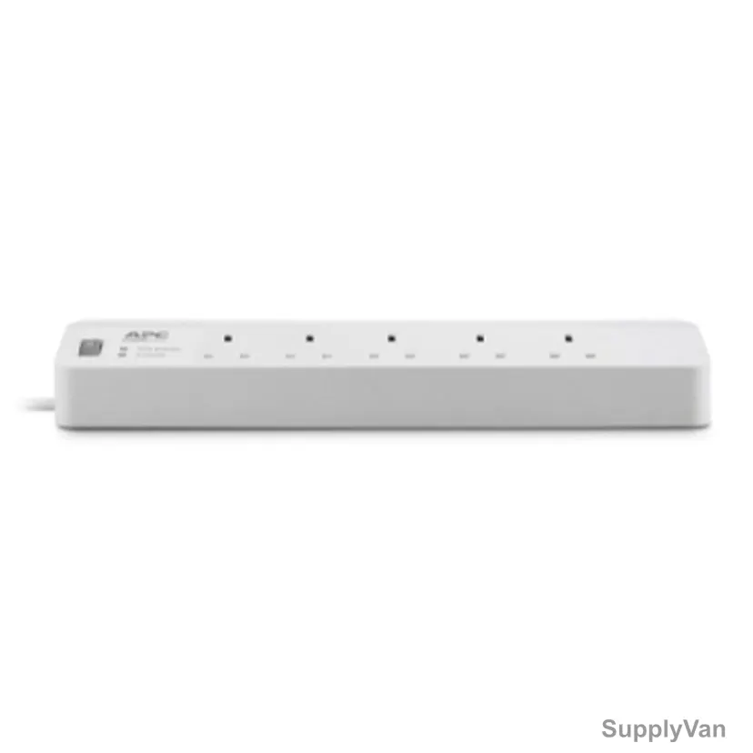 Schneider Electric APC Essential Surge Protector, PM5-UK, 5 Gang, 13A, 230V, White