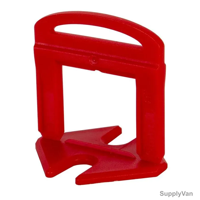 Rubi Delta Levelling System Clip, 2867, Polypropylene, 3MM Joint Width, 5-15MM Joint Thk, 200 Pcs/Pack