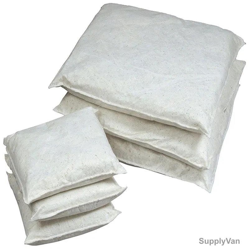 Empiral Absobent Pillow, F335620823, Oil, 25 Gal, 8 Inch Width x 18 Inch Length, White, 30 Pcs/Pack