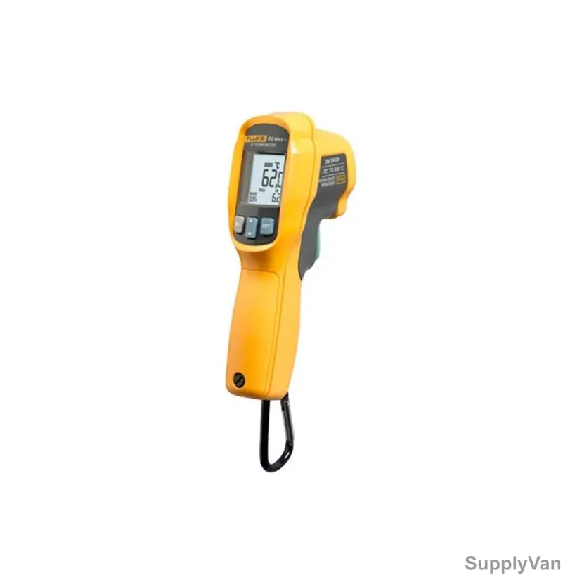 Fluke Handheld Infrared Thermometer, 62-MAX-plus, -30 to 650 Deg.C