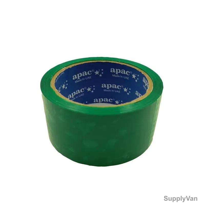 Coloured BOPP Tape, 48MM Width x 100 Yards Length, Green, 36 Rolls/Carton
