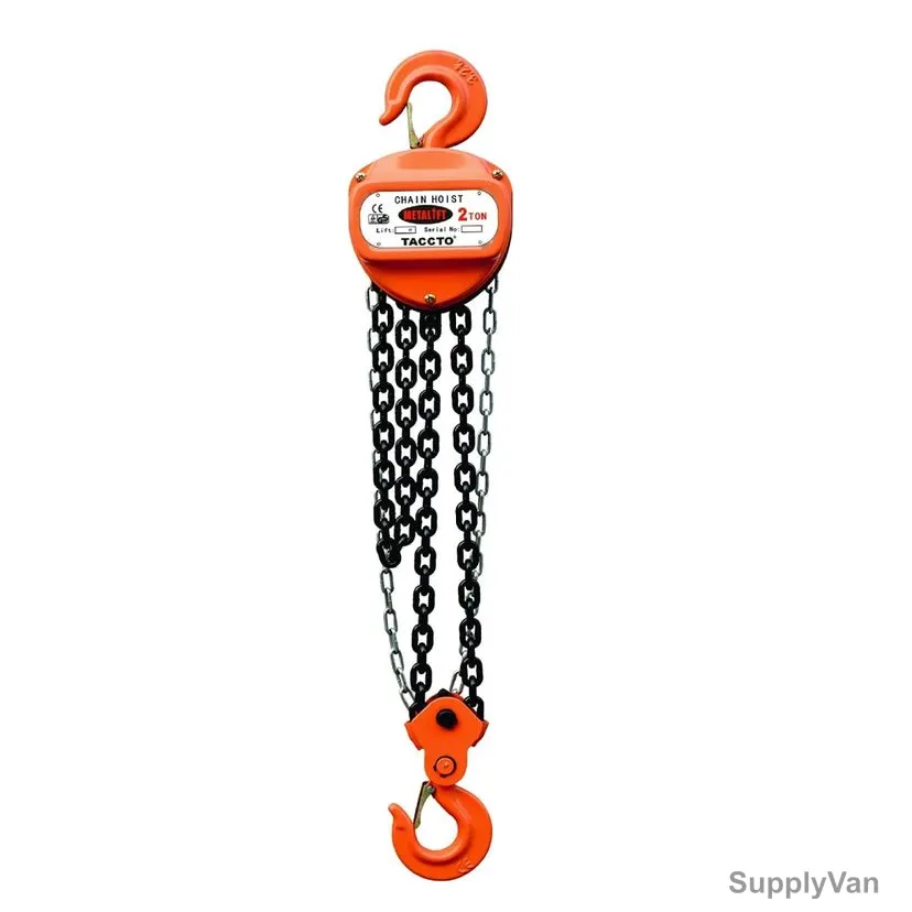 Metalift Manual Chain Block, Metal, 3 Mtrs Chain Length, 5 Ton Weight Capacity