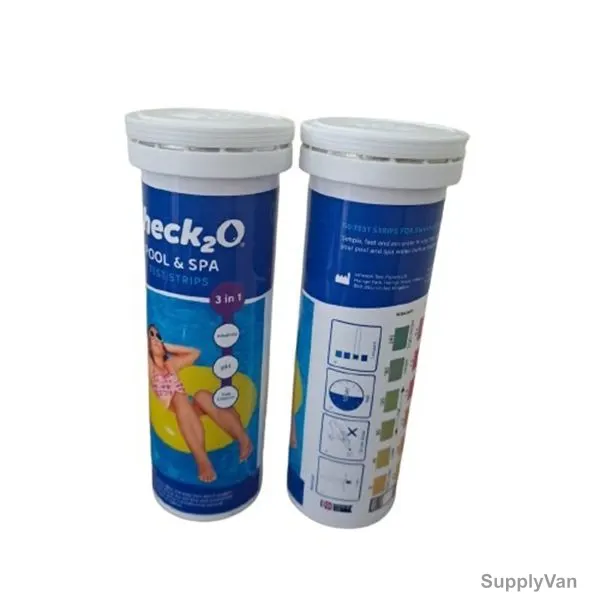 Johnson 3 in 1 Pool and Spa Test Strip, 303.001, Check2O, 50 Strips/Pack