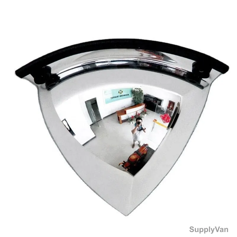 Warrior Quarter Dome Safety Mirror, PMMA, 60CM Dia, 90 Degree Viewing Angle