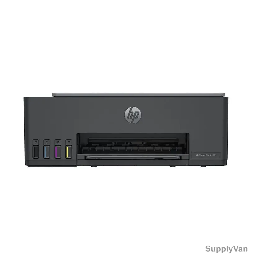 HP Smart Tank 581 All In One Inkjet Printer, 4A8D4A, 4800 x 1200 DPI, 100 Sheets Capacity, Black