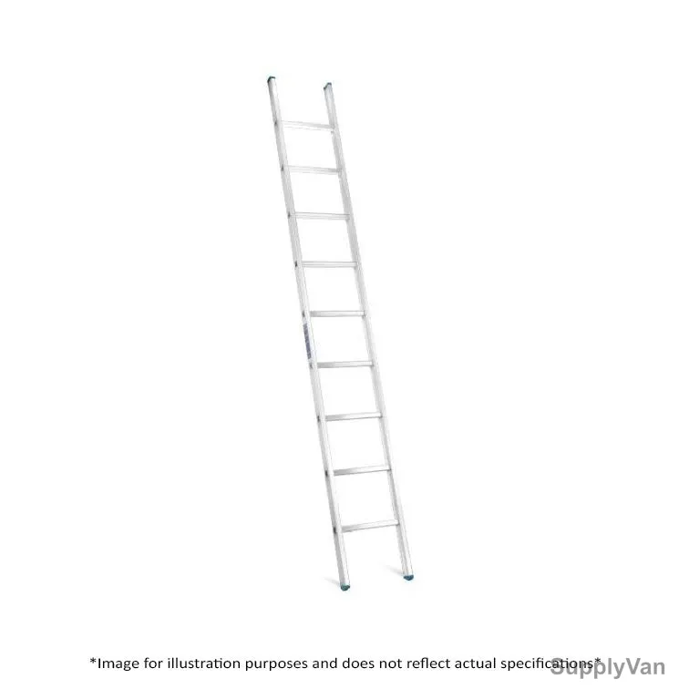 Topman Straight Ladder, STAL17, Aluminium, 17 Steps, 150 Kg Loading Capacity