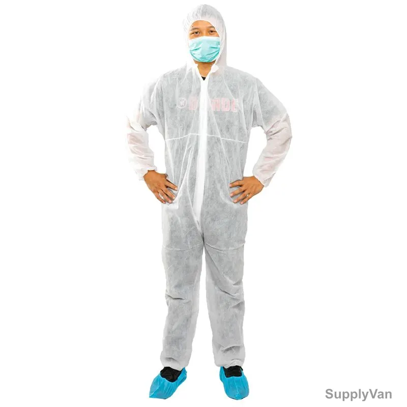 Empiral Disposable Coverall, E107052805, Non Woven Polypropylene, 2XL, White