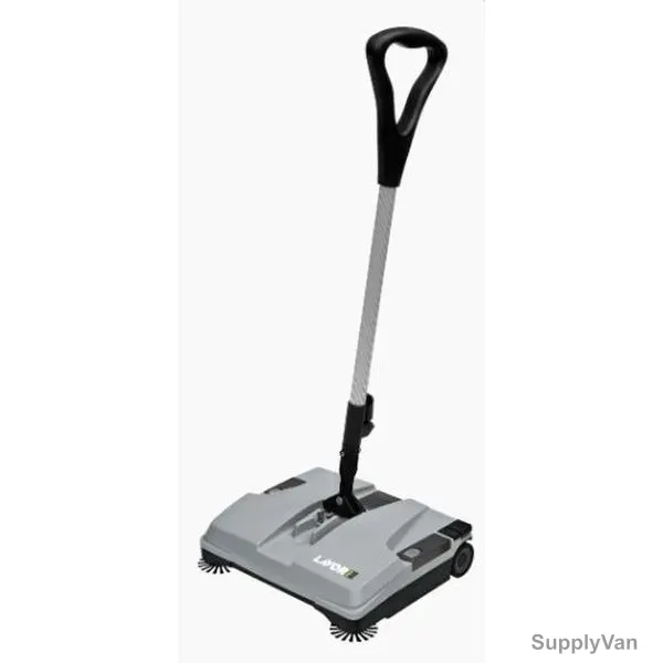 Lavor Battery Operated Walk Behind Carpet Sweeper, BSW375ET, 25W, 2 Litres, Gray and Black