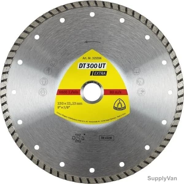 Klingspor Diamond Cutting Blade, DT300UT, Extra, 100MM