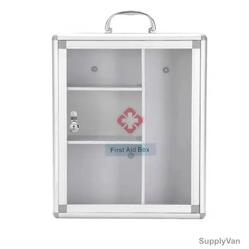 Cl Medical Empty First Aid Box, M212-SY020, L, 14CM Height x 35CM Width x 42CM Length