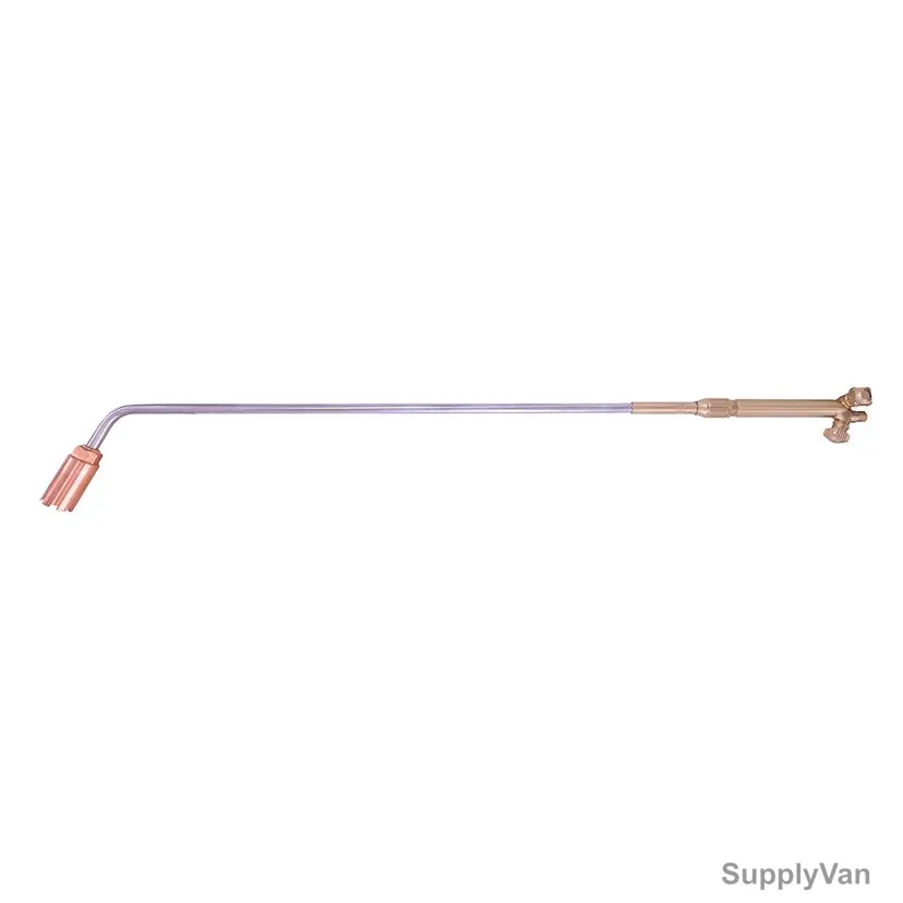 Hyperteam Heating Torch With 2 Tips, HE-505, Stainless Steel/Brass, 1050MM Length, 10 Pcs/Carton