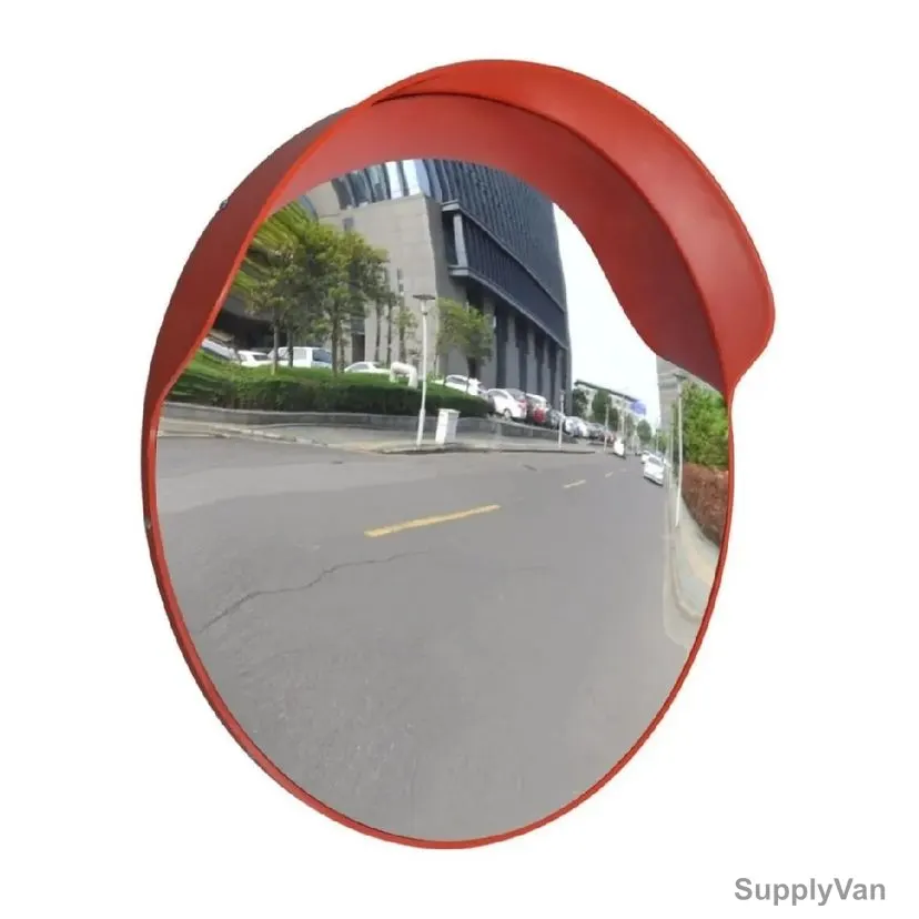 Warrior Heavy Duty Convex Mirror, Polycarbonate, 60CM Dia, 180 Degree Viewing Angle
