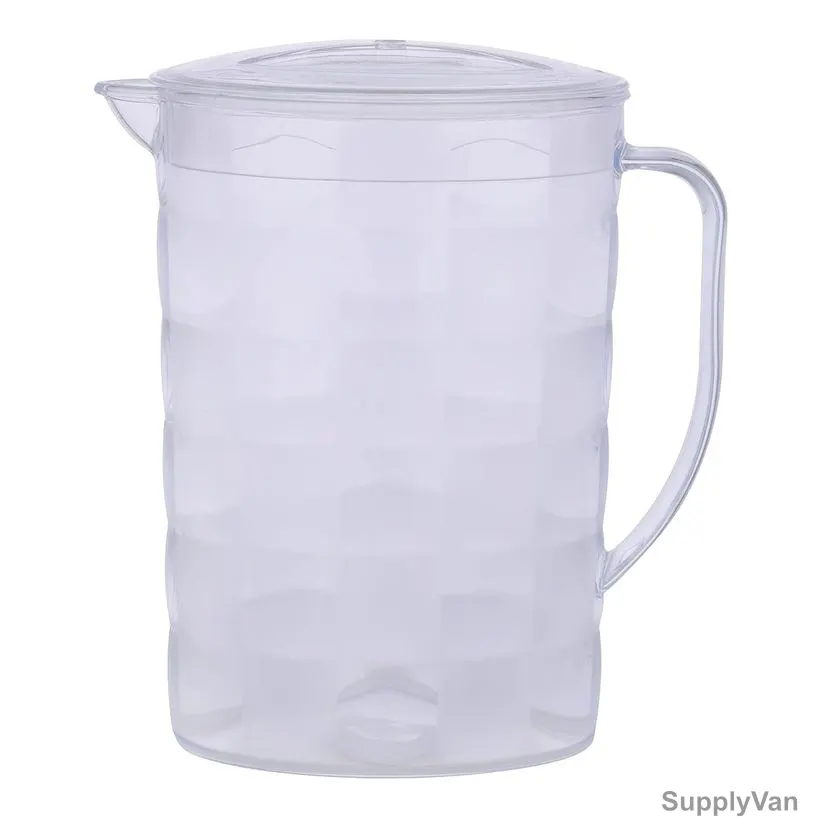 Royalford Water Jug With Lid, RF11155, Plastic, 1.9 Ltrs Capacity, Clear