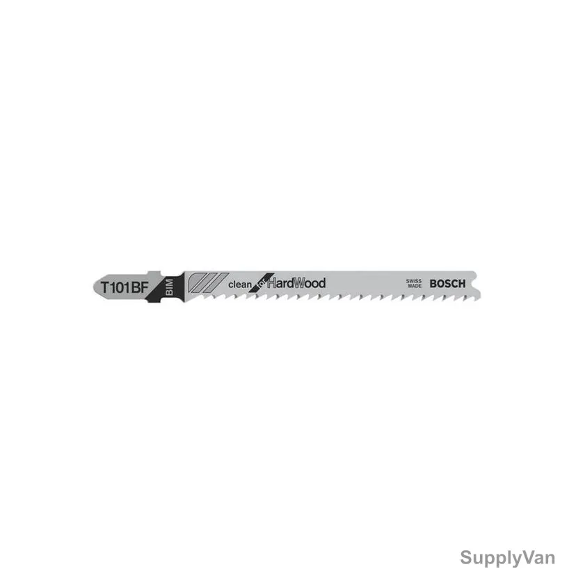 Bosch T 101 BF Wood Jigsaw Blade, 2608634234, Bi-Metal, 100MM Length, 5 Pcs/Pack