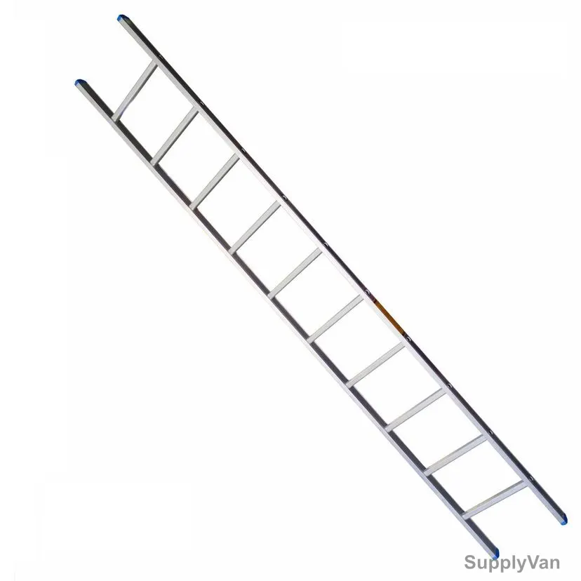 Topman Straight Ladder, STAL10, Aluminium, 10 Steps, 150 Kg Loading Capacity