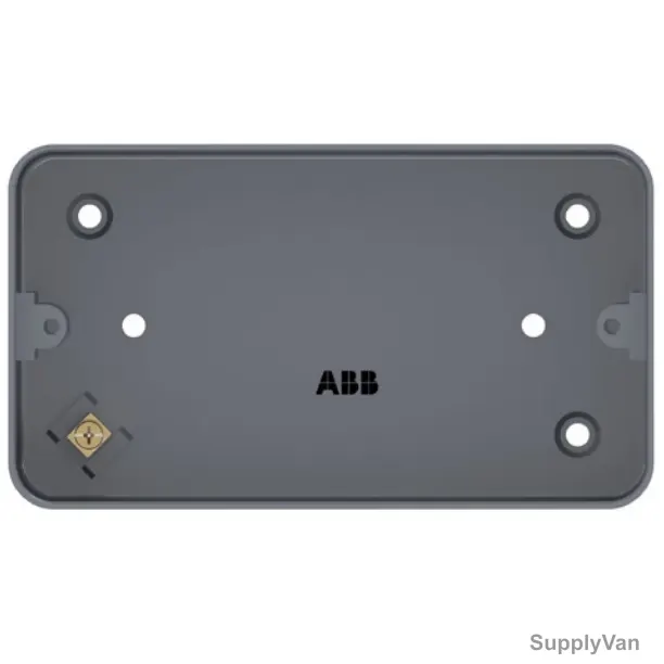 Abb Surface and Flush Mounted Box, BM542, Metal Clad Series, 2 Gang