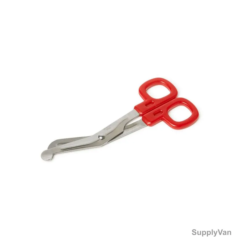 3W Scissor, 3W-261, Stainless Steel, 9.5CM Height x 1CM Width, Red/Silver