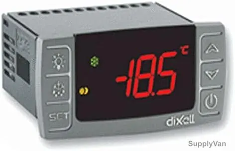 Dixell Digital Controller With Defrost and Fans Management, XR60CX, 230VAC, Grey