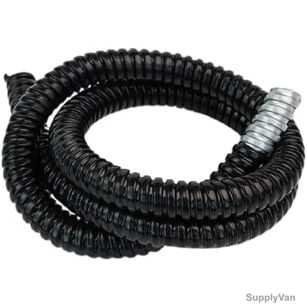 Cavil Flexible Conduit Pipe, C-FCP25-15-UTH, Alloy Steel, 25CM Dia x 15 Mtrs Length, PVC Coated