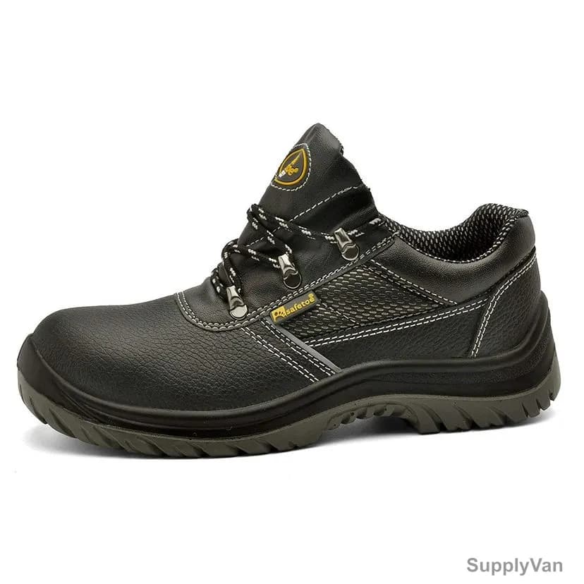 Safetoe Low Ankle Shoes, L-7222, Best Run, S3 SRC, Leather, Size46, Black