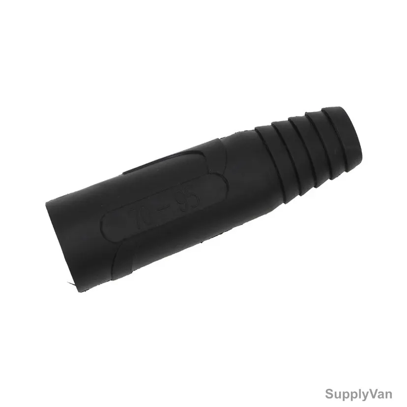 Rns Welding Cable Connector, Rubber/Brass, Female, 70-95 SQ.MM, 10 Pcs/Pack