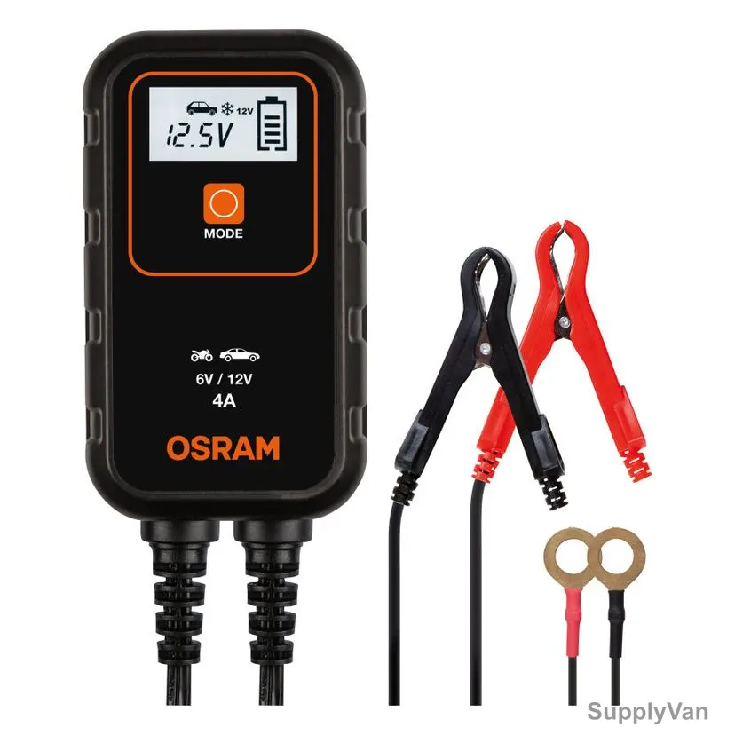 Osram Smart Car Battery Charger, OEBCS904, BatteryCharge 904, 12V, 90Ah