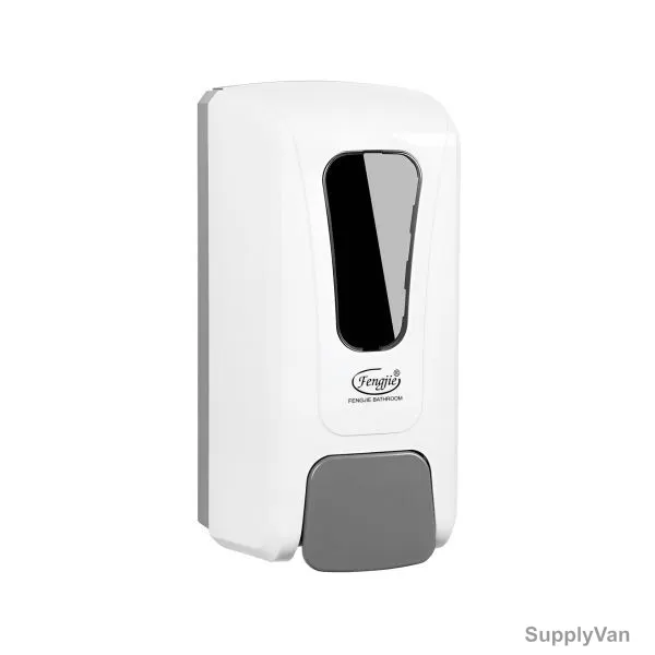 Fengjie Manual Soap Dispenser, F1409-M, Plastic, 1000ML Capacity, White
