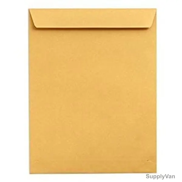 Business Envelope, Paper, 210 x 297MM, Brown, 100 Pcs/Pack