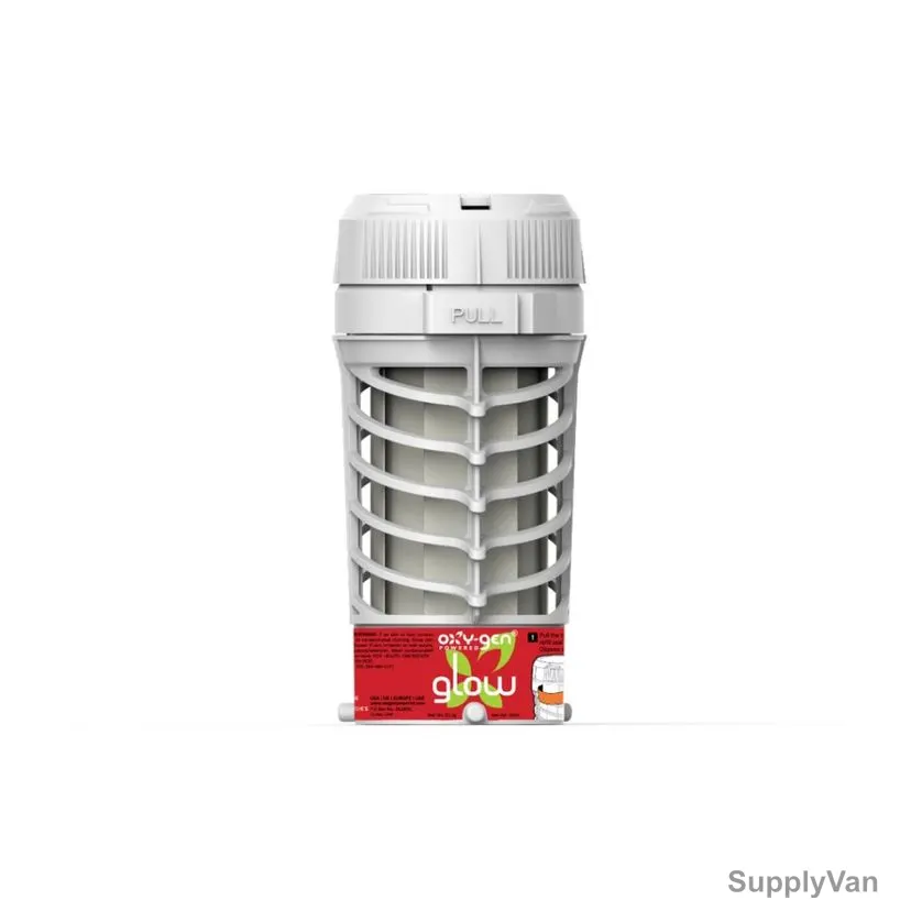 Oxy-Gen Air Freshener Refill, GAL0426, Glow, Black Cherries/Almond/Plum/Vanilla/Cinnamon Spice