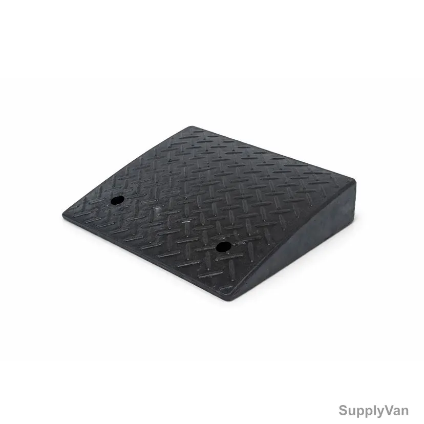 Warrior Wheel Kerb Ramp, Rubber, 140MM Height x 400MM Width x 500MM Length, Black