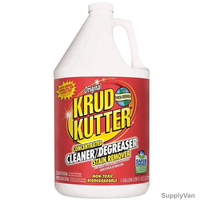 Krud Kutter Original Concentrated Cleaner and Degreaser, KK012, 1 Gallon, Clear