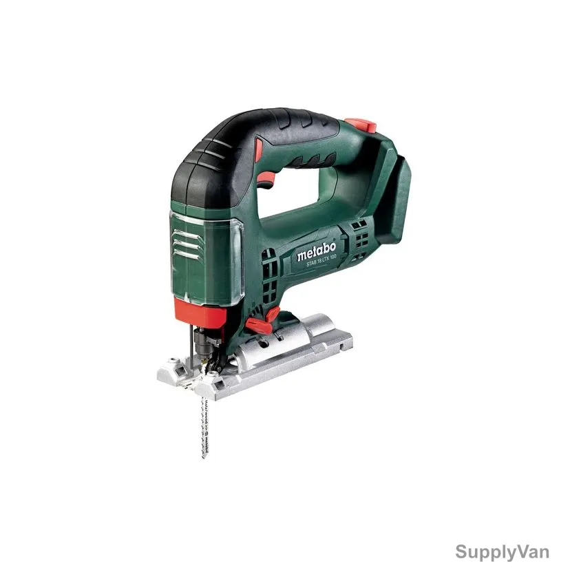 Metabo Cordless Jigsaw With Cardboard Box, STAB-18-LTX-100, 18V