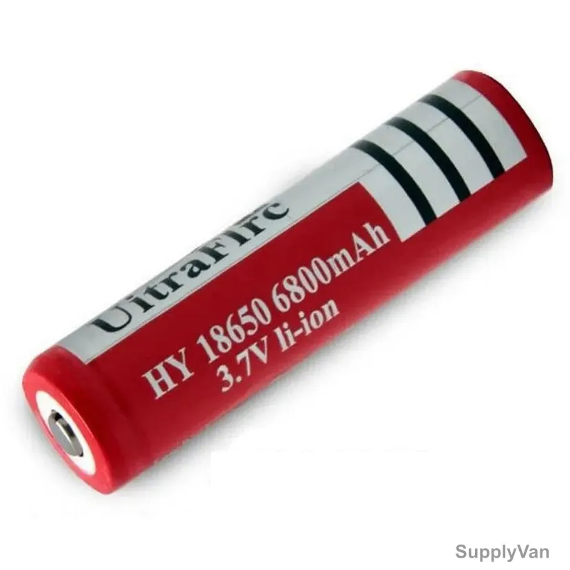 Ultrafire Rechargeable Battery, UF18650, Lithium-Ion, 3.7V, 6800mAh