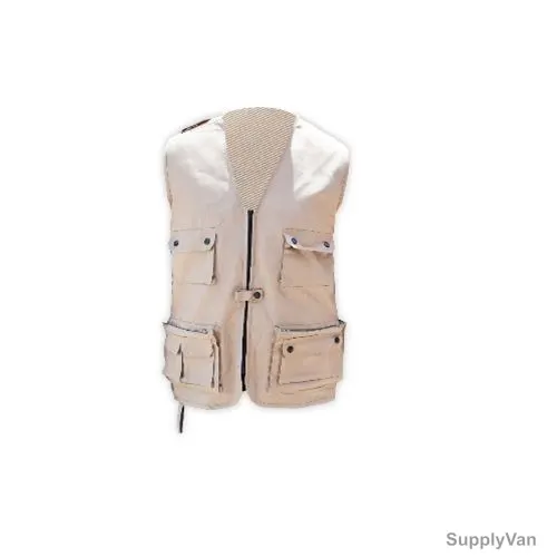 Empiral Technician Vest, E108102805, 80% Polyester/20% Cotton, 2XL, Khaki