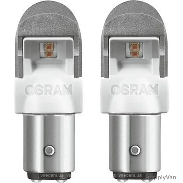 Osram LEDriving P21/5W Retrofit Indicator Light, 1557R-02B, BAY15d, 12V, 2/0.4W, 2 Pcs/Pack