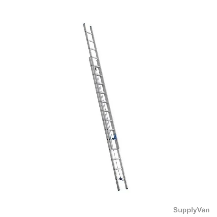 Topman Double Section Straight Ladder, DSSTAL10, Aluminium, 10+10 Steps, 150 Kg Loading Capacity