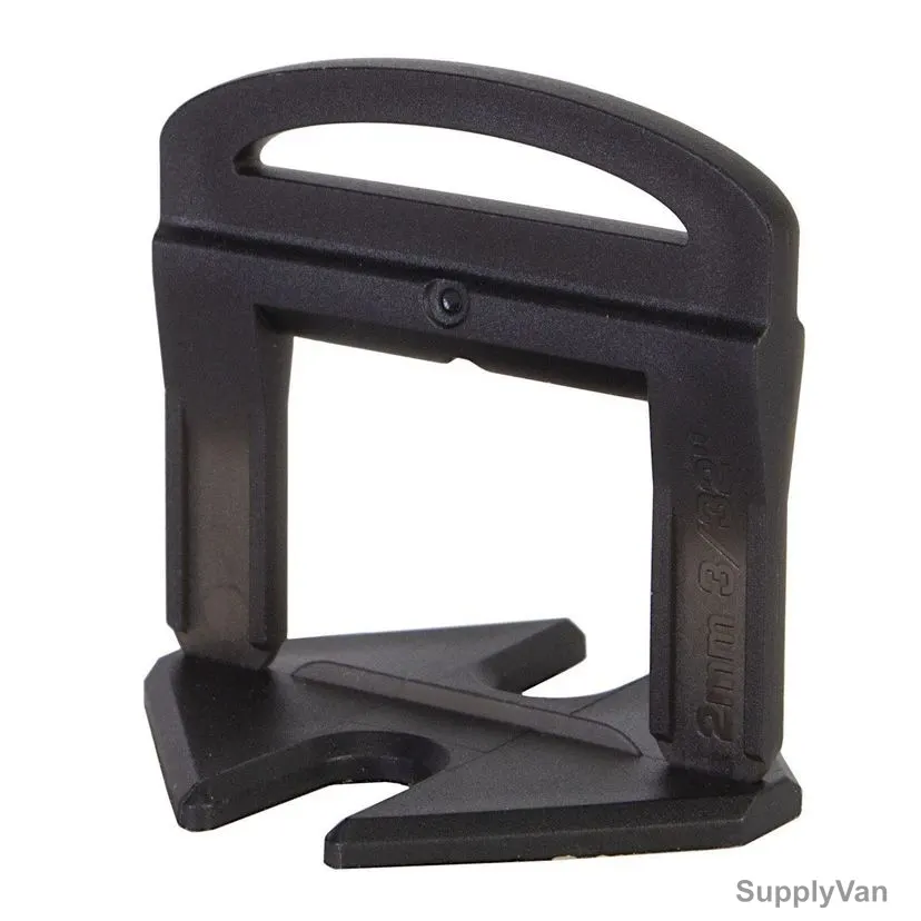 Rubi Delta Levelling System Clip, 2858, Polypropylene, 2MM Joint Width, 11-20MM Joint Thk, 100 Pcs/Pack