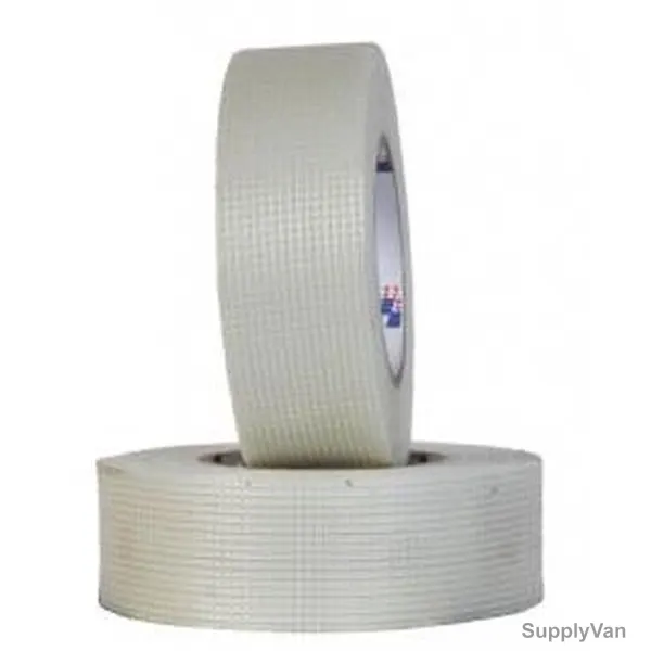 Asmaco Fiber Glass Tape, Beige, 2 Inch x 100 Yards, 36 Rolls/Carton