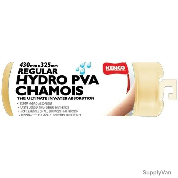 Kenco Hydro Chamois, Polyvinyl Alcohol, 325MM Width x 430MM Length, Tan