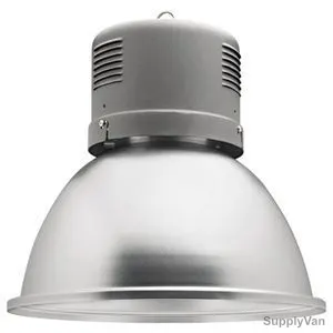 Gewiss Highbay Light, GW84121, wo/Lamp, 400W, E40, Unwired, Graphite Grey