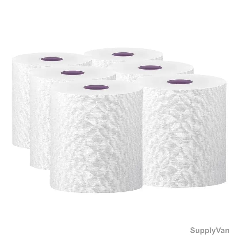 Swish Super Autocut Tissue Roll, Glue Laminated, 2 Ply, 900GM, 108 Mtrs length, 6 Pcs/Pack