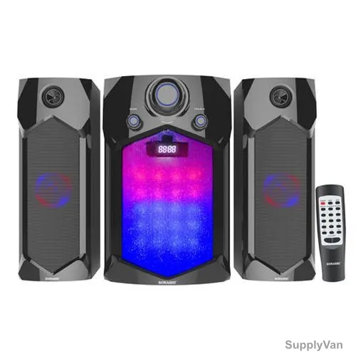 Sonashi Multimedia Bluetooth Speaker, SHS-2107USRB, 2.1 Channel