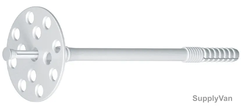 Tuf-Fix Insulation Fixing Nylon Anchor with Pin, TIF1090, 10x90mm, PK250