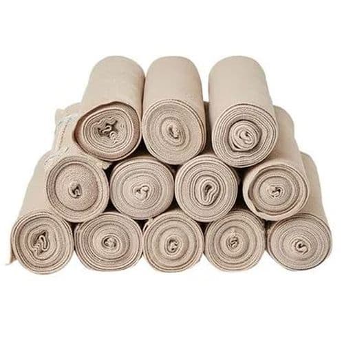 3W High Elastic Bandage, NO-17, 4.5CM Width x 15 Mtrs Length, Beige, 12 Pcs/Pack