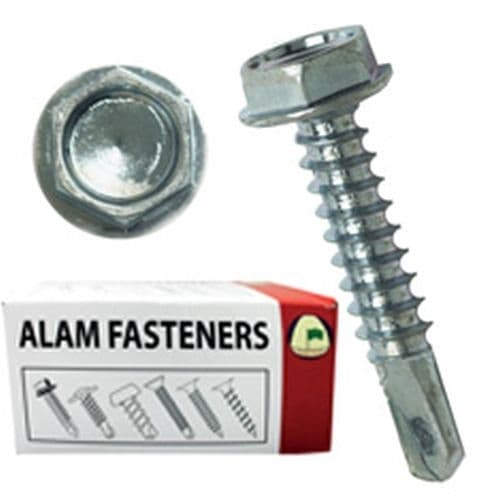Self Drilling Screw, ASDS1-1-2X10, Hex Head, M10 x 1-1/2 Inch, 450 Pcs/Pack