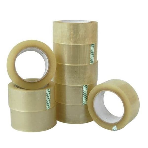 Bopp Tape, 50 Micron Thk, 48MM Width x 50 Yards Length, Clear, 36 Pcs/Pack